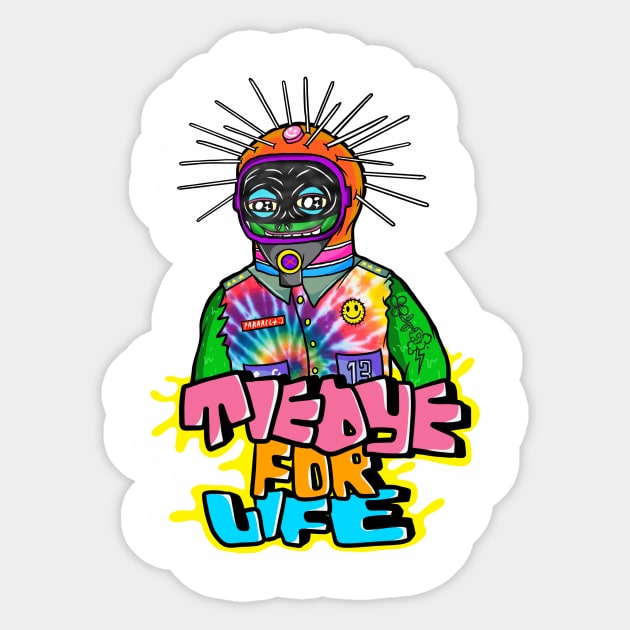 tiedye for life Sticker by Pararel terror